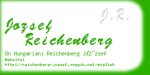jozsef reichenberg business card